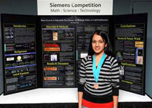 Picture of science competition winner