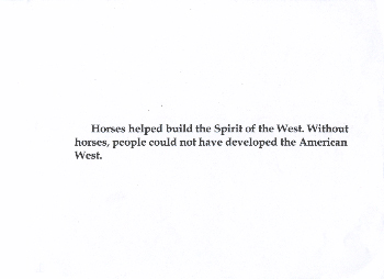 The Spirit of the West