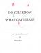 Do You Know What Cat I Like?