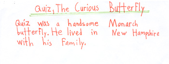 Quiz, the Curious Butterfly