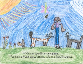 Molly and Sparkle Make a New Friend