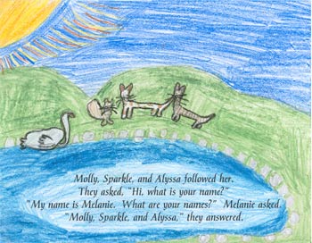 Molly and Sparkle Make a New Friend