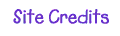 Site Credits