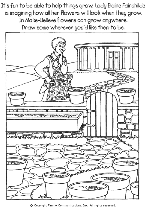 Lady Elaine and her Garden