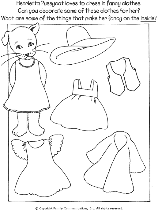 Henrietta Pussycat Loves to Dress in Fancy Clothes