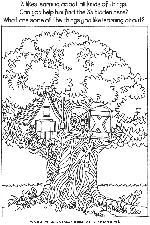 Help X the Owl Find the X's