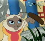 screenshot from the TV program of Sagwa