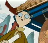 screenshot from the TV program of Sagwa