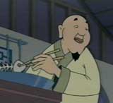 screenshot from the TV program of Sagwa