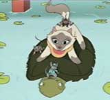 screenshot from the TV program of Sagwa