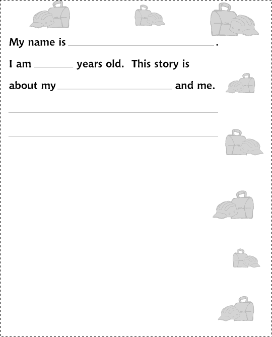 Printable Story Page