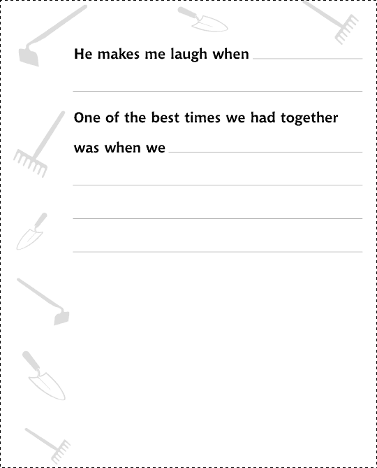 Printable Story Page