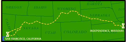 A Map of the Oregon Trail