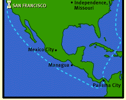 A Map of the Panama Shortcut