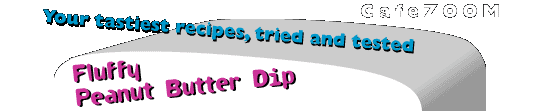 Fluffy Peanut Butter Dip