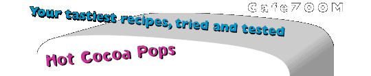 Hot Cocoa Pops