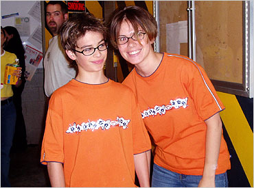 Separated at birth? Mike and his twin, ZOOMcrew member, Jackie.