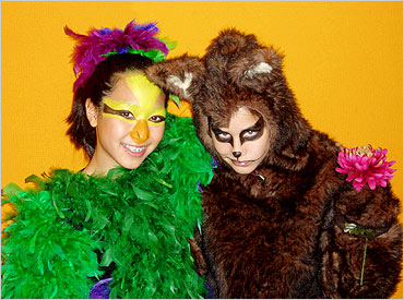 Shing and Noreen get wild for the ZOOMplayhouse, The Clever Jackal.
