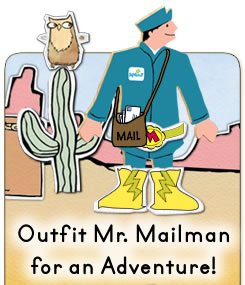 Outfit Mr. Mailman for an Adventure