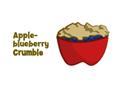 Apple-Blueberry Crumble