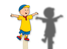 Caillou's Sleepover Show