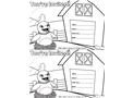 Sunshine Barn Party Invitation to Color