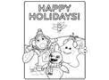Sprout's Holiday Coloring Page
