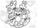 The Hoobs Valentine's Day Coloring Page