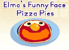 Elmo's Funny Faced Pizza Pies