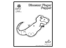 Dinosaur Finger Puppet