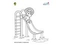 Baby Bop Sliding Coloring Page