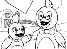 Print and Color Chica