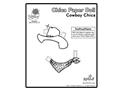 Chica Cowboy Paper Doll Costume