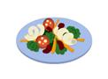 Curly Piggy Tails Garden Pasta Salad