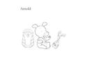 Arnold Coloring Page