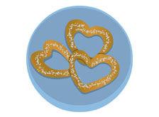 Twisty-Turny Valentine's Day Soft Pretzels