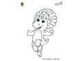 Baby Bop Coloring Page