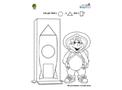 Astronaut BJ Coloring Page