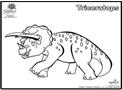 Triceratops Coloring Page