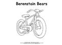 Brother Bear Bicycle Coloring Page