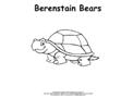 Berenstain Bears Turtle Coloring Page