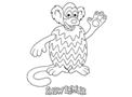 Snow Lemur Coloring Page