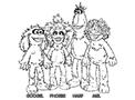 Monster's Clubhouse Coloring Page
