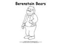 Berenstain Bears Gramps Coloring Page