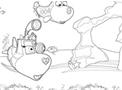 Beth Spies a Fish Coloring Page
