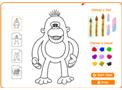 The Mighty Jungle Coloring Game